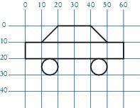 Figure 10 - Using Graph Paper to Find Shape Coordinates