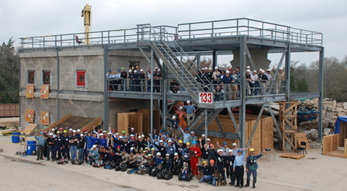 RREx 2010 Participants at Disaster City